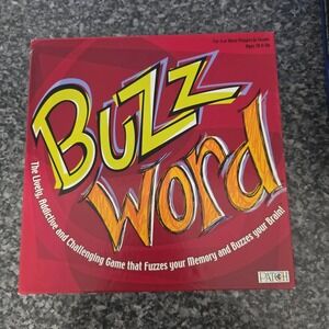 Vintage Buzz Word Game by Patch 2003 Strategy Challenging Complete